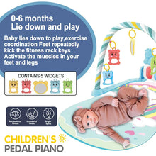Load image into Gallery viewer, Baby Fitness Play Gym with Music & Piano Mat