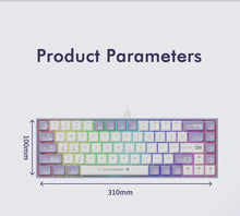 Load image into Gallery viewer, AJAZZ AK680 Mechanical Keyboard ABS Keycap 68 Keys Wired Wireless Bluetooth Gamer Keyboard Hot Swap Custom Gasket for Pc Laptop