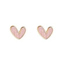 Load image into Gallery viewer, Love Heart Pearl Drop Earrings โ Sweet Elegant Jewelry for Women