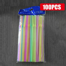 Load image into Gallery viewer, 50-1000Pcs Multicolor Drinking Straws – Milk Tea & Party Supplies