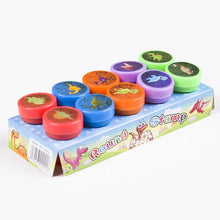 Load image into Gallery viewer, 10pcs Assorted Self-Inking Stamps for Kids - DIY Craft & Scrapbooking