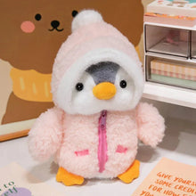 Load image into Gallery viewer, New Cute Penguin Plush Toy Baby Comforting Sleep Doll Fluffy Penguin Wearing Clothes Hats Stuffed Animal Pillow Birthday Gifts