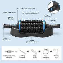 Load image into Gallery viewer, Cordless Roller Body Massager β 360 Percussive Relaxer