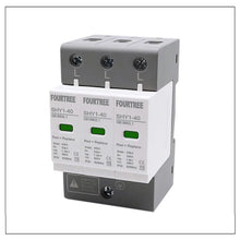 Load image into Gallery viewer, AC SPD Surge Protection 2P 3P 4P 10〜20KA/20〜40KA /30KA〜60KA House Lightning Protector Low-Voltage Arrester Protective Device