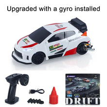 将图片加载到图库查看器,New RC Drift Car Upgraded Gyro 1/43 Racing RTR 4WD Four-wheel Drive High Speed Radio Control Model 2.4g Drift Race Car Mini Gift