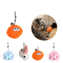 Load image into Gallery viewer, 4pcs Replacement Head For Cat Teaser Funny Stick Rabbit Ball Pet Toy Accessory Soft Toy Ball for Cats Suitable for Kittens Hanging Interactive Funny Toys For Cats