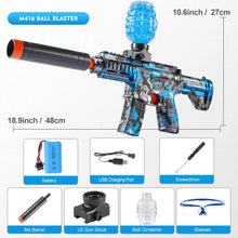 将图片加载到图库查看器,M416 Electric Ball Blaster Toy Gun – High-Speed Rechargeable Toy with Metallic Finish, Perfect Holiday Gift (Bullets Excluded)