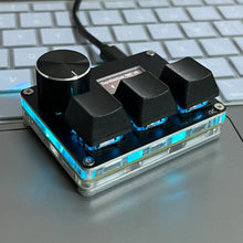 Load image into Gallery viewer, O3C SayoDevice OSU O3C Rapid Trigger Hall Switches Magnetic Pink Switches Keyboard With Knob Screen Copy Paste Shotcut