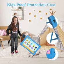 将图片加载到图库查看器,PRITOM 10 inch kids tablet Android 12, 4GB(2+2)+32GB, Quad Core, 6000 mAh, WiFi 6, Dual Camera, Bluetooth, Toddler Tablet