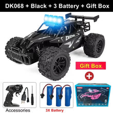 Load image into Gallery viewer, 1:16 RC Drift Racing Car - High-Speed Off-Road Alloy Truck with LED Lights, 20KM/H, 2.4G Radio Control for Kids & Adults