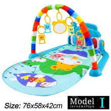 Load image into Gallery viewer, Baby Fitness Play Gym with Music & Piano Mat