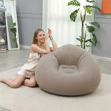 Load image into Gallery viewer, Inflatable PVC Sofa with Air Pump – Outdoor Camping & Travel
