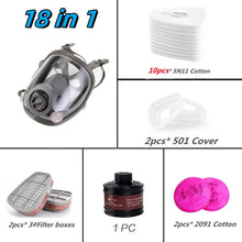 将图片加载到图库查看器,6800 Full Face Safety Work Gas Masks Survival Nuclear and Chemical with 40mm Activated Carbon Filter & Anti-Fog Design