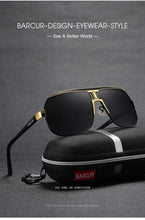 将图片加载到图库查看器,BARCUR Polarized Sports Sunglasses for Men Fashionable Fishing Driving Hiking and Outdoor Eyewear UV400 Protection Gradient Lenses