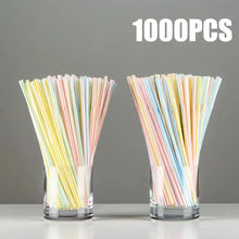 Load image into Gallery viewer, 50-1000Pcs Multicolor Drinking Straws – Milk Tea & Party Supplies