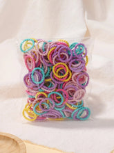 将图片加载到图库查看器,100pcs Kids Rubber Bands – Colorful Hair Scrunchies for Toddlers