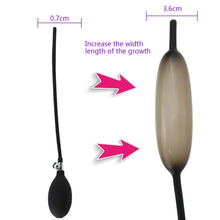 Load image into Gallery viewer, Bdsm Urethra Catheter Dilator Inflatable Expandable Horse Eye Stick Penis Plug Male Masturbator Trainer Prostate Massage Sex Toy