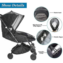 Load image into Gallery viewer, Mosquito Net Full Cover for Baby Car Seat Stroller Cradle Mesh