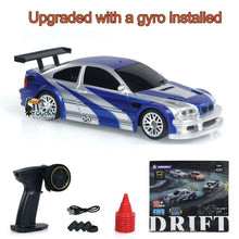 将图片加载到图库查看器,New RC Drift Car Upgraded Gyro 1/43 Racing RTR 4WD Four-wheel Drive High Speed Radio Control Model 2.4g Drift Race Car Mini Gift