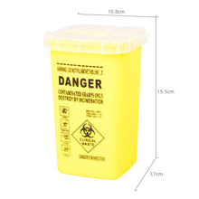 Load image into Gallery viewer, 1L Tattoo Medical Plastic Sharps Container Knife Blade Case Needle Disposal Tips Accessories Waste Box