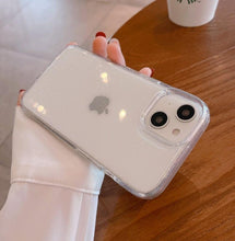 Load image into Gallery viewer, Luxury Glitter Bumper Clear Case for IPhone 14 13 12 11 Pro Max Mini X XS Max XR Cute Shining Shockproof Silicone Cover Hard Back Shockproof Protective Phone Cover For iPhone