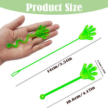 Load image into Gallery viewer, 12PCS Glitter Sticky Hands Toys – Stretchy Sensory Party Favors