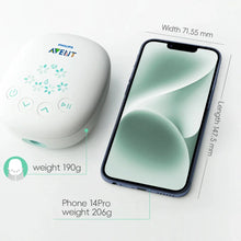 Load image into Gallery viewer, PHILIPS AVENT Portable Single Electric Breast Pump with Smart Massage & Petal Stimulation – Mimics Baby’s Natural Sucking