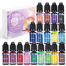 将图片加载到图库查看器,Candle Dyes Kit – Liquid Colorant Pigment Set for DIY Candle & Soap Making | Vibrant Wax Dye for Soy, Beeswax & Gel Candles