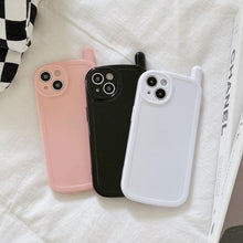 将图片加载到图库查看器,Cute Classic Retro Phone Style Case For iPhone 13 12 11 Pro Max X XR XS 7 8 Plus Shockproof Soft Silicone Cover Ultra Light Solid Color Back Cover Comfortable Grip Unique Design Phone Case