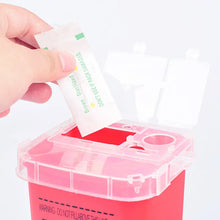 Load image into Gallery viewer, 1L Tattoo Medical Plastic Sharps Container Knife Blade Case Needle Disposal Tips Accessories Waste Box