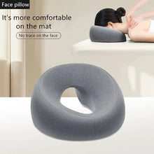 将图片加载到图库查看器,Face Down Memory Foam Pillow – Ergonomic Desk Nap & Massage Pillow for Prone Resting, Travel & Home Use