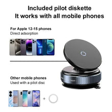 Load image into Gallery viewer, Magnetic Suction Phone Mount 360° Adjustable Vacuum Foldable Phone Holder Car Mounted Adsorption Bracket Universal Car Bracket
