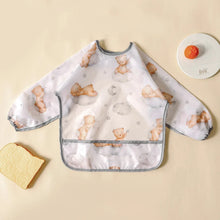 将图片加载到图库查看器,Waterproof Long Sleeve Baby Bib | Washable Feeding Bib with Full Coverage & Easy Clean Design