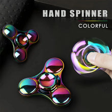 Load image into Gallery viewer, Stainless Steel Fidget Spinner – High-Speed Precision Metal Hand Spinner | 3+ Minute Spin Time for EDC, ADHD & Anxiety Relief