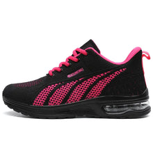 Load image into Gallery viewer, New Running Shoes Ladies Breathable Sneakers Summer Light Mesh Air Cushion Women's Sports Shoes Outdoor Lace Up Training Shoes