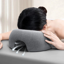 将图片加载到图库查看器,Face Down Memory Foam Pillow – Ergonomic Desk Nap & Massage Pillow for Prone Resting, Travel & Home Use