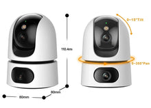 Load image into Gallery viewer, 10X Zoom 4K WiFi IP Camera Dual Lens Smart Home Auto Tracking CCTV Camera Wireless Surveillance Camera Security Baby Monitor Cam