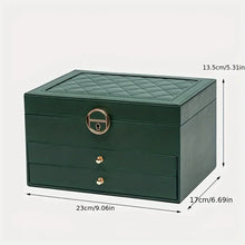 Load image into Gallery viewer, Jewelry Storage Box – Necklace & Earrings Organizer for Gifts