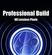 Load image into Gallery viewer, 3D HD Back Camera Glass Protectors for iPhone 13 11 12 Pro Max 13Mini Lens Protective Glass Film on IPhone 14 13 PRO MAX XS XR Tempered Glass Lens Protector Anti-Bubble Anti-Scratch Camera Lens Protector