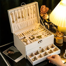 Load image into Gallery viewer, Jewelry Storage Box – Necklace & Earrings Organizer for Gifts