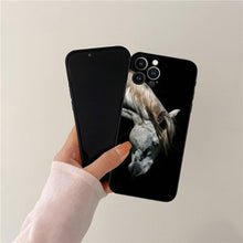 Load image into Gallery viewer, Cool Horse Animal Cover For Girls Boys Women Men, Unique Trendy Bumper Cover Case Phone Case For Iphone 13promax 11 14 12 Pro Max Mini Xr X Xs 7 8 6 6s Plus Cover
