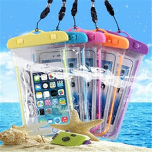Load image into Gallery viewer, Waterproof Phone Case Universal Mobile Cover case For iPhone 13 Pro Max Phone Bag Underwater Case Phone Plastic Waterproof Underwater Pouch for Mobile Phone Case & Strap