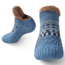 将图片加载到图库查看器,Thermal Mens Fluffy Slipper Socks Winter Warm Women Short Cotton Thickened Home Sleeping Soft Non Slip Grip Fuzzy Floor Socks