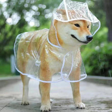 Load image into Gallery viewer, Transparent Dog Raincoat – Waterproof Hooded Pet Rainwear Jacket for Small Dogs