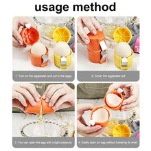 将图片加载到图库查看器,3-1PC Egg Shell Opener Portable Egg Opener Kitchen Handheld Egg Shell Crusher Household Press Egg Shell Separator Kitchen Gadget