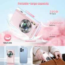 Load image into Gallery viewer, 4K Digital Camera Autofocus Vlogging Camera HD 48MP with 2.8" Large Screen Camcorder Camera for Photography for Kid Adult