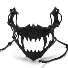 Load image into Gallery viewer, Halloween Half-Face Mask - Dragon, Tiger, Tengu, Wolf, and Skull Designs