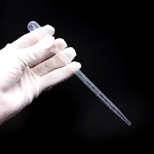 Load image into Gallery viewer, 100PCS 0.2 /0.5 /1 /2 /3 /5 /10mL Laboratory Pipette Plastic Disposable Graduated Container Liquid Dropper Equipment Straw
