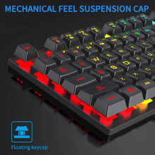 Load image into Gallery viewer, 104 key Backlit Mechanical Keyboard Wired Gaming Keyboard waterproof Luminous keyboard And Mouse Set for Gamer PC Laptop Office