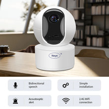 Load image into Gallery viewer, Neye 8MP 4K WiFi Security Camera 1080P HD Indoor Baby Monitor Automatic Tracking Audio Night Vision Camera PTZ IP Camera